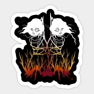 Burning Witches Sticker